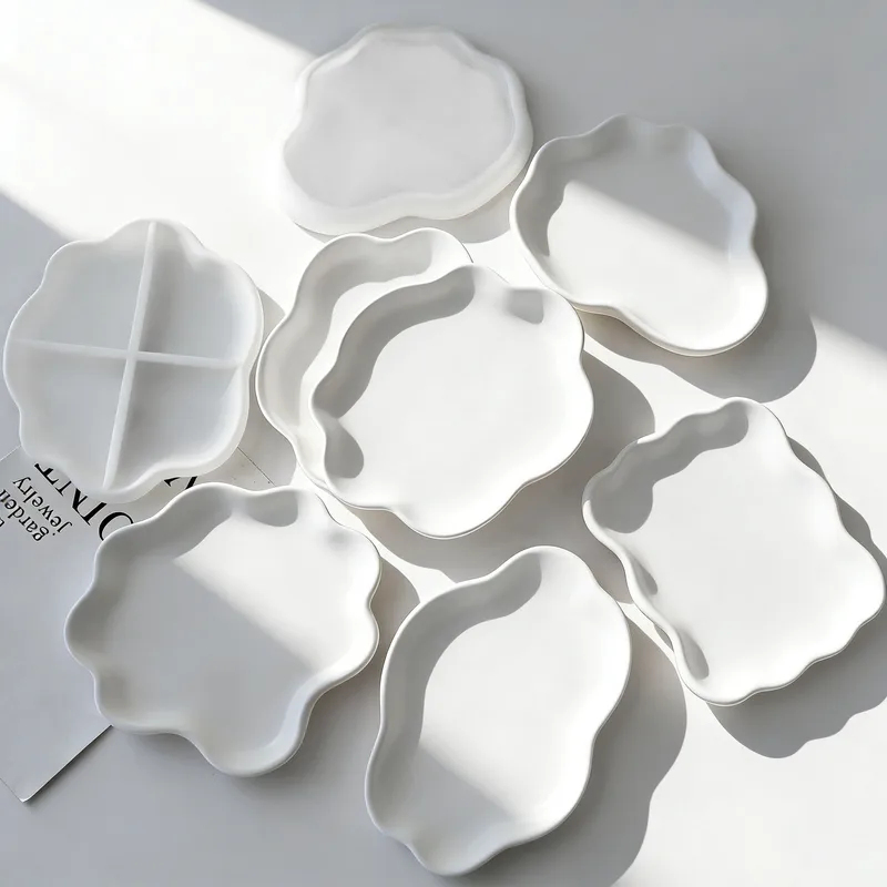 Resin Art Ocean - 2026 DIY Geometric Wave Plaster Coaster