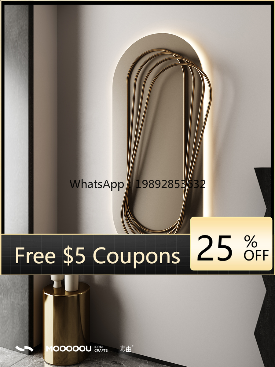 Background Resin Art - YFY Italian Style Light Luxury Entrance
