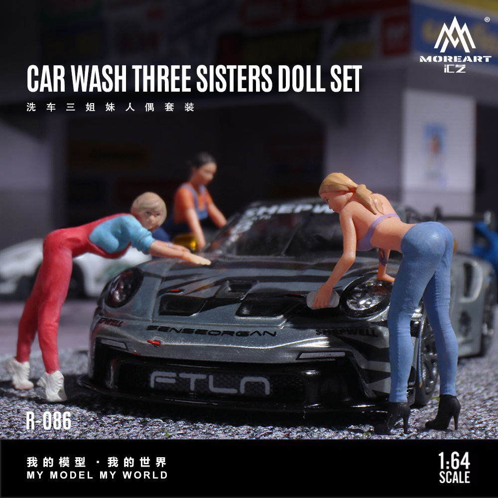 Resin Art Decor - More Art 1:64 Three Sisters Car