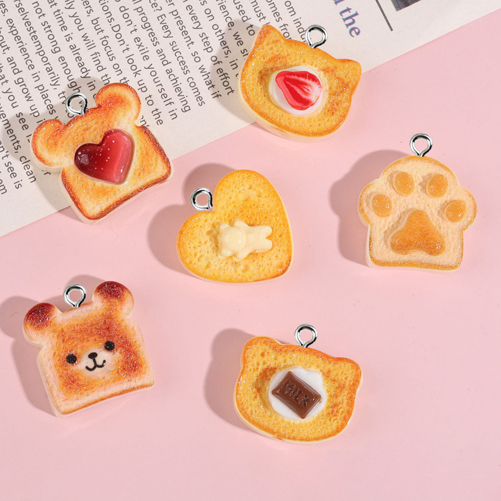 Resin Art Materials Kit - 10pcs Heart Bear Cat Animal Shape