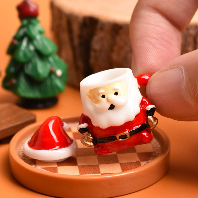 Resin Art Materials Kit - Mini Santa Teacup Ornament - Resin