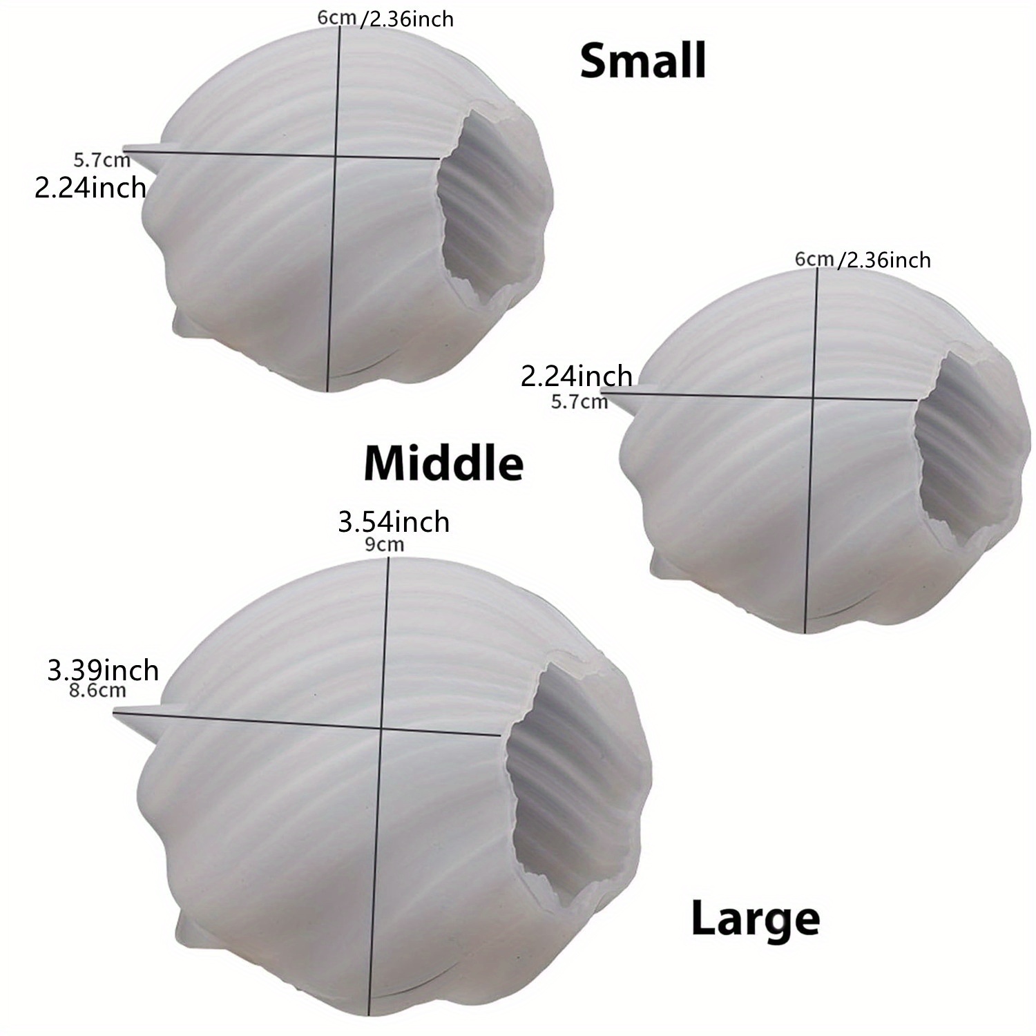 3 Pack Wave Candle Molds - Mul - مراجعة Resin Art Ocean وسعره