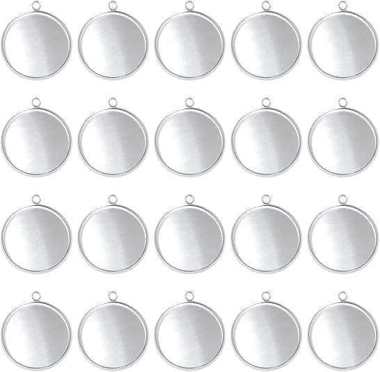 20 Pieces Stainless Steel Roun - مراجعة Resin Art Materials Kit وسعره