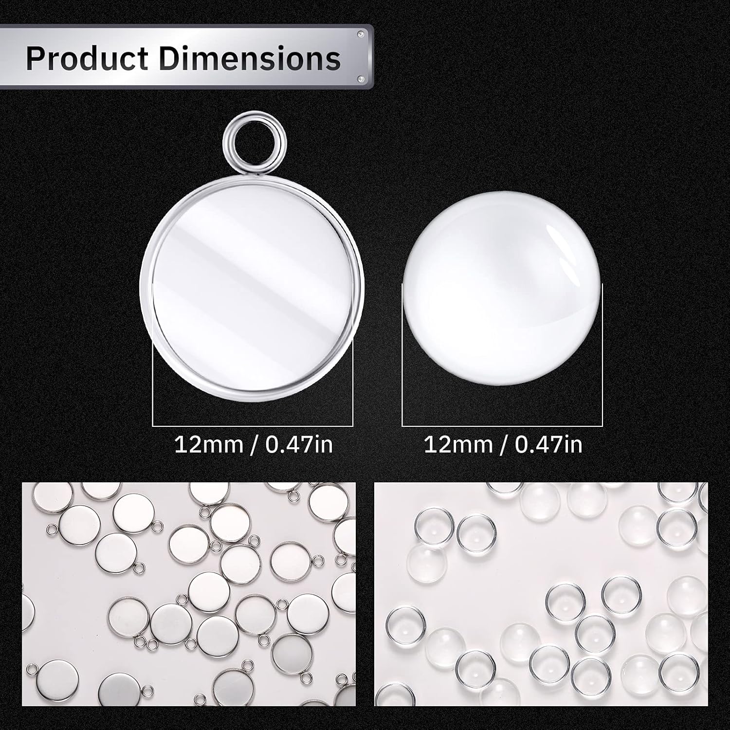 20 Pieces Stainless Steel Roun - مراجعة Resin Art Materials Kit وسعره