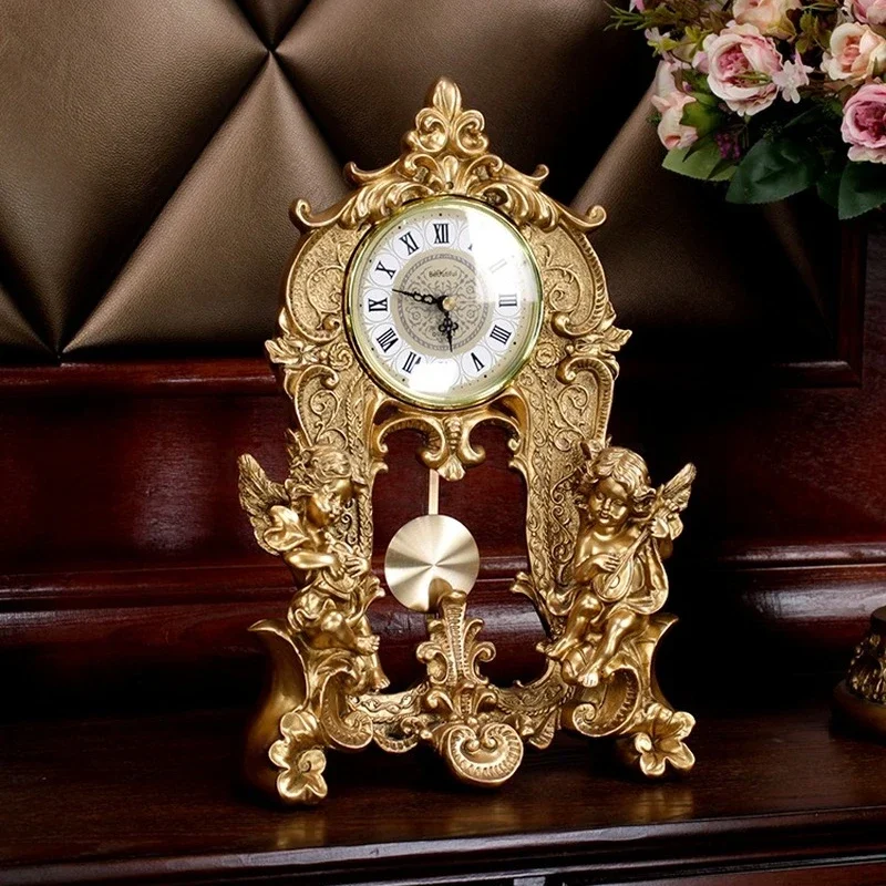 Angel Pendulum Clock for Home  - مراجعة Resin Art Clock وسعره
