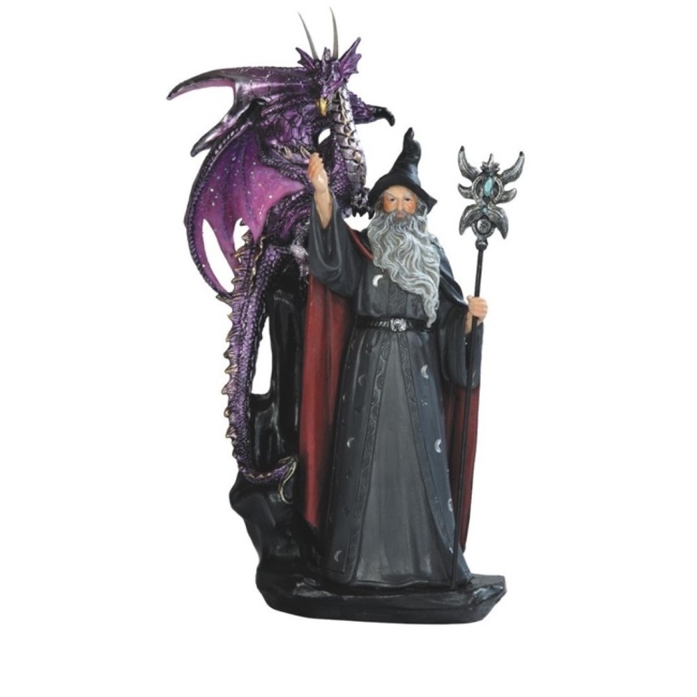 Fantasy-Themed 11-Inch Wizard  - مراجعة Resin Art Decor وسعره
