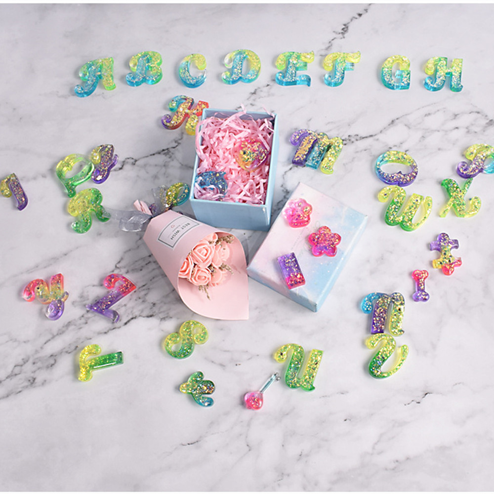 Alphabet Epoxy Resin Silicone  - مراجعة Resin Art Letters وسعره