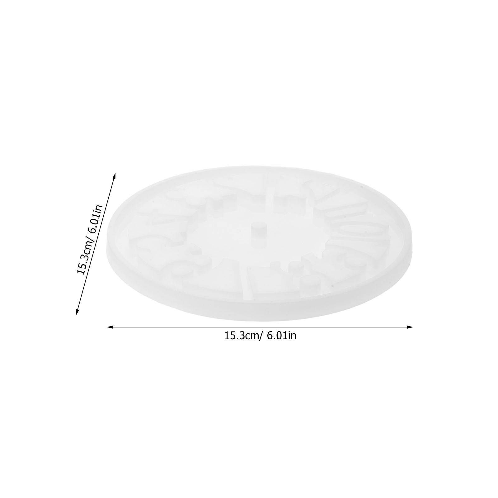 4Pcs Hollow Clock Silicone Mol - مراجعة Resin Art Clock وسعره