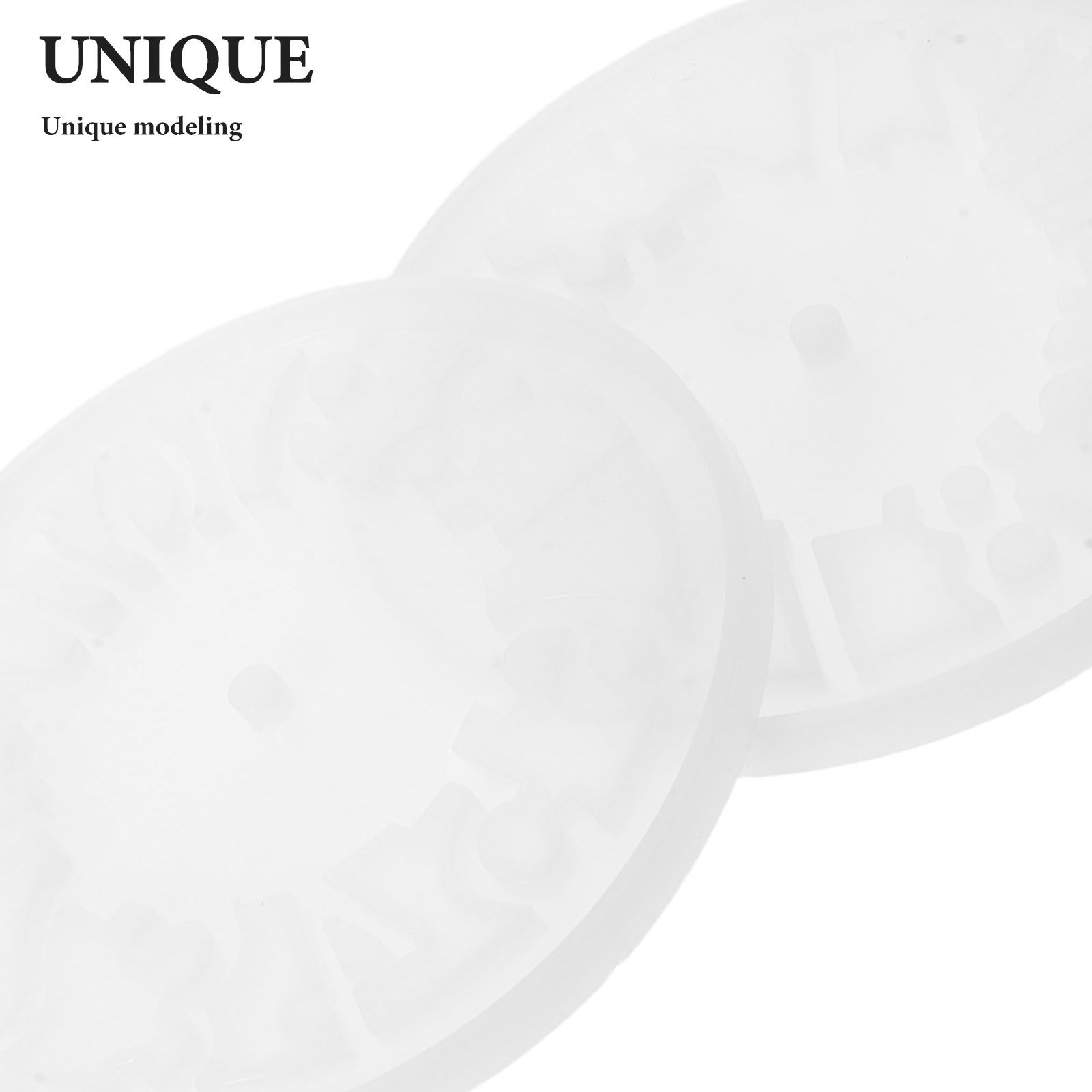 4Pcs Hollow Clock Silicone Mol - مراجعة Resin Art Clock وسعره