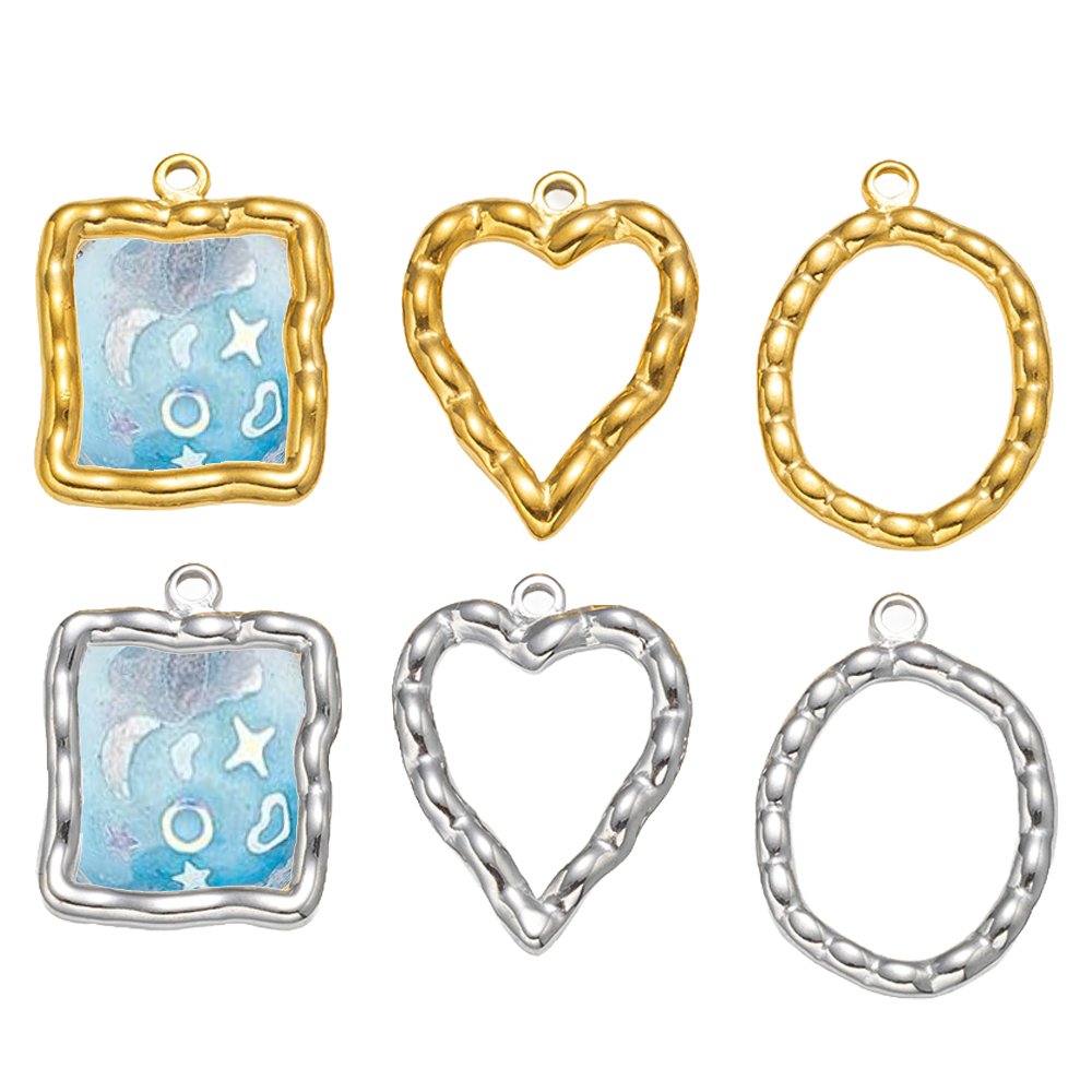 5pcs Stainless Steel Heart Rou - مراجعة Resin Art Decor وسعره