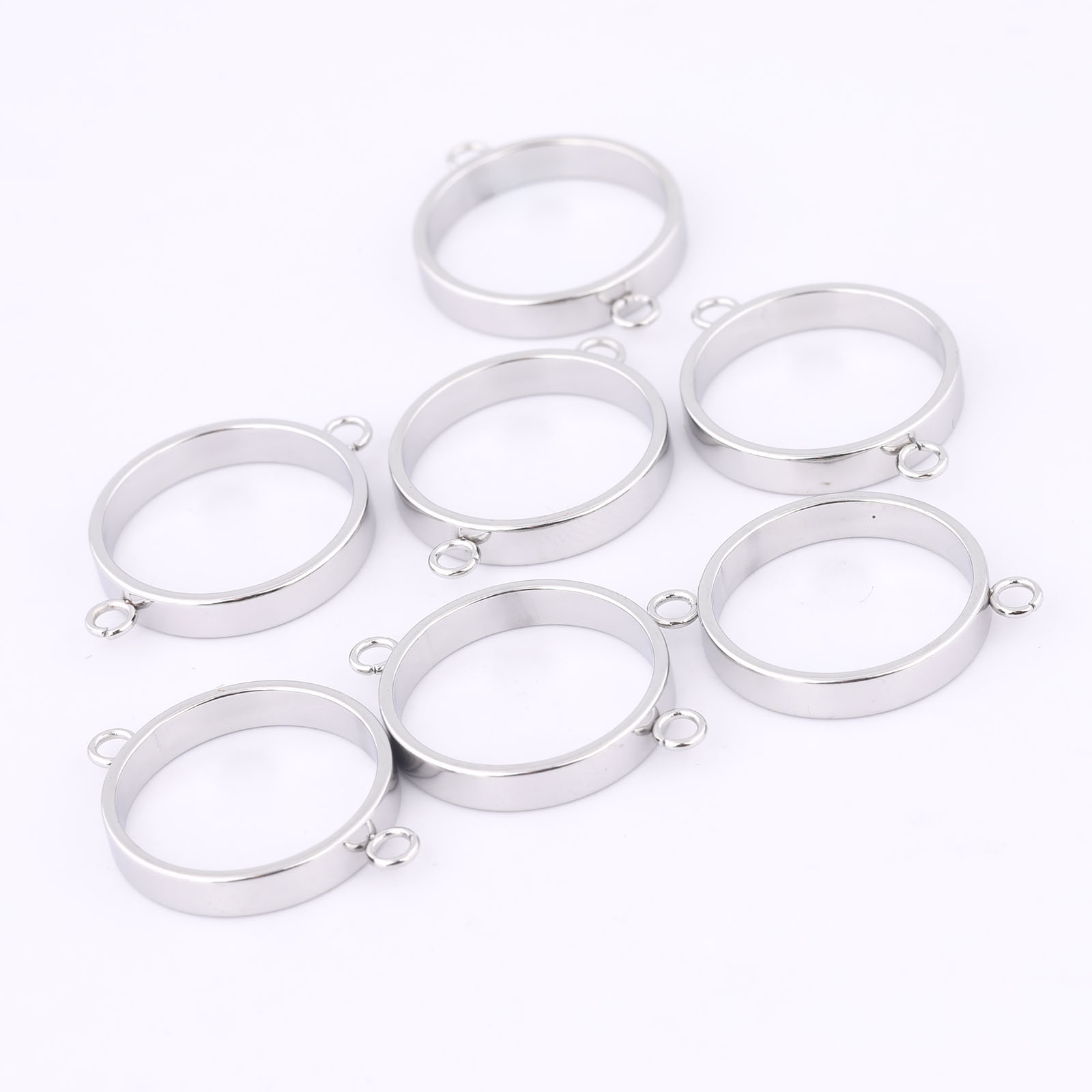 10pcs Stainless Steel 14mm Ope - مراجعة Resin Art Materials Kit وسعره