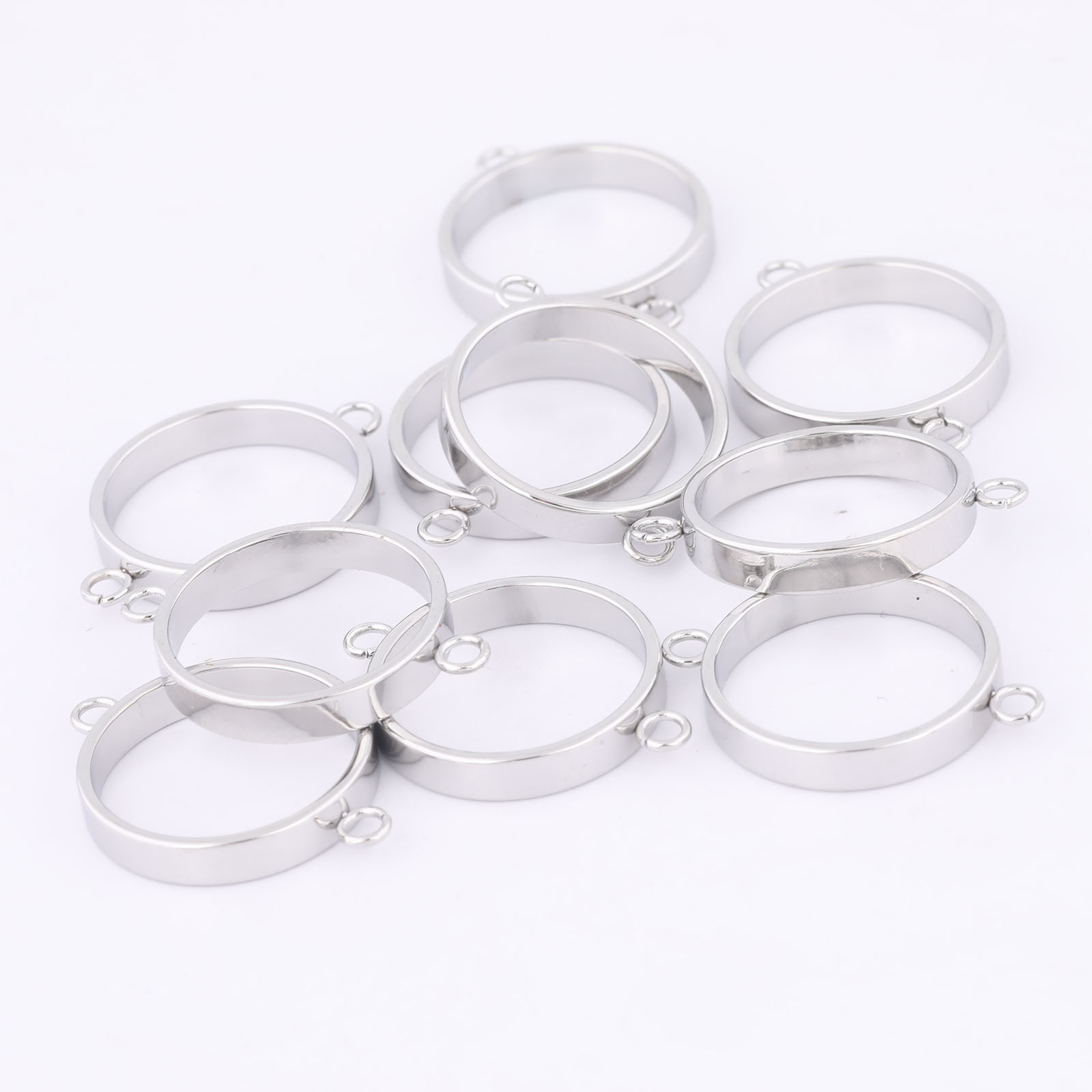 10pcs Stainless Steel 14mm Ope - مراجعة Resin Art Materials Kit وسعره