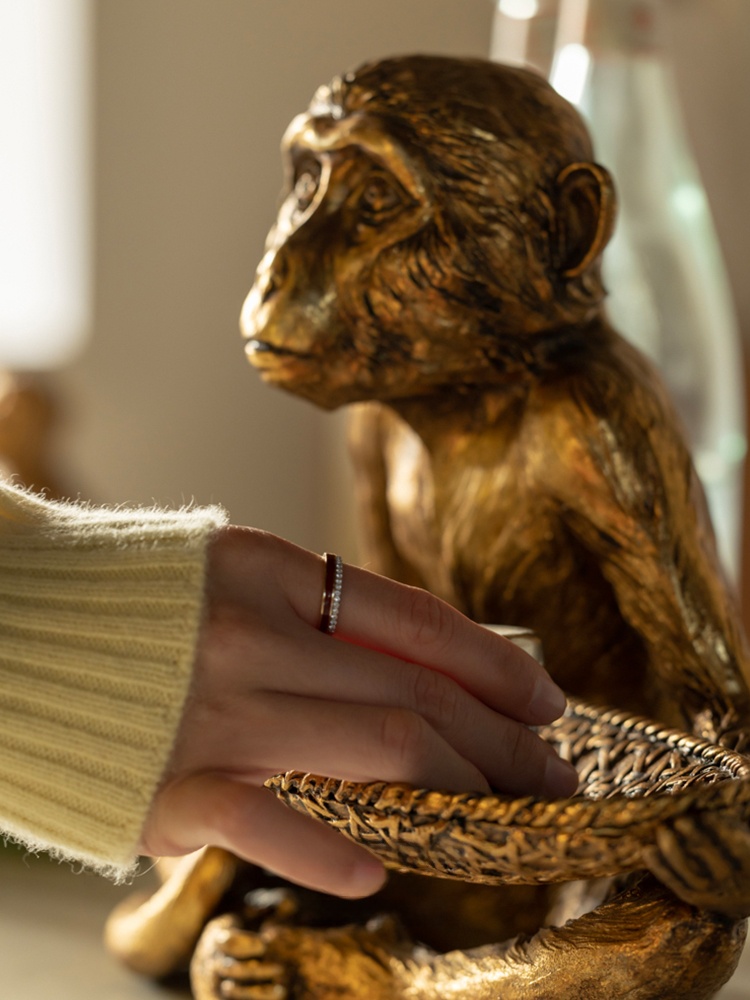 Rino Art Mid-Aged Monkey Jewel - مراجعة Resin Art Bali وسعره
