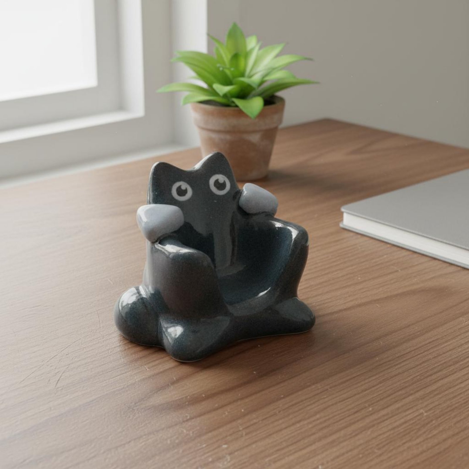 Black Cat Dice Holder Distinct - مراجعة Resin Art Decor وسعره
