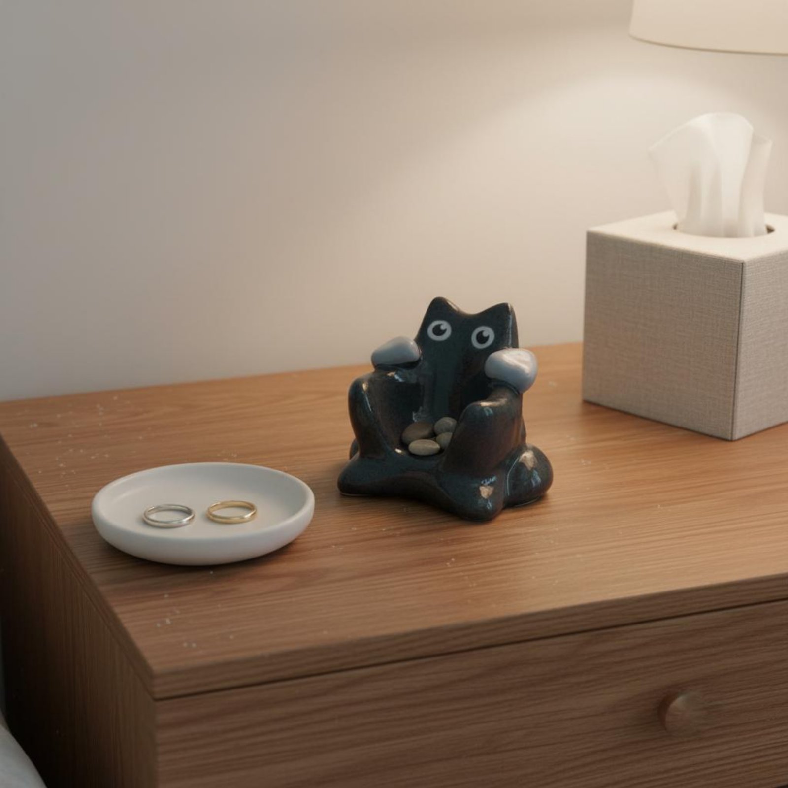 Black Cat Dice Holder Distinct - مراجعة Resin Art Decor وسعره