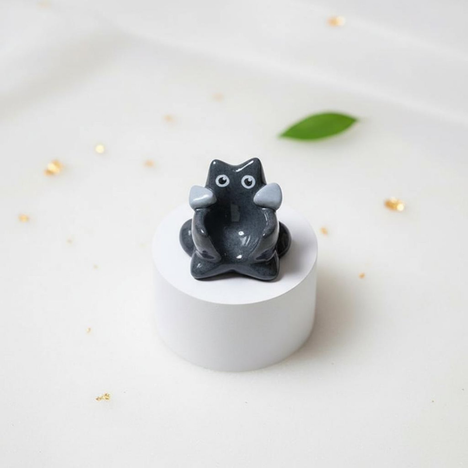 Black Cat Dice Holder Distinct - مراجعة Resin Art Decor وسعره
