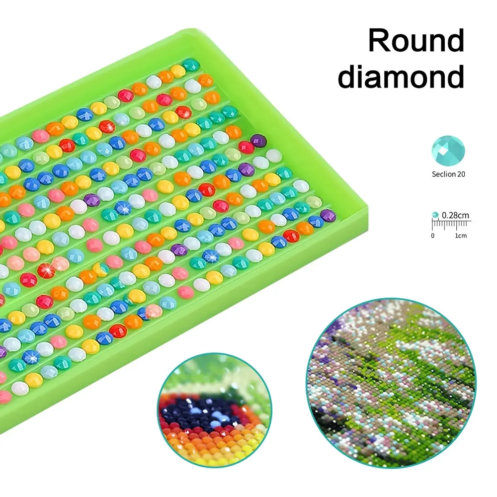 1pc frameless 5d DIY Diamond A - مراجعة Resin Art Bali وسعره
