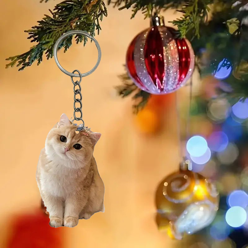 Black And White Cat Keychain 2 - مراجعة Resin Art Design Keychain وسعره