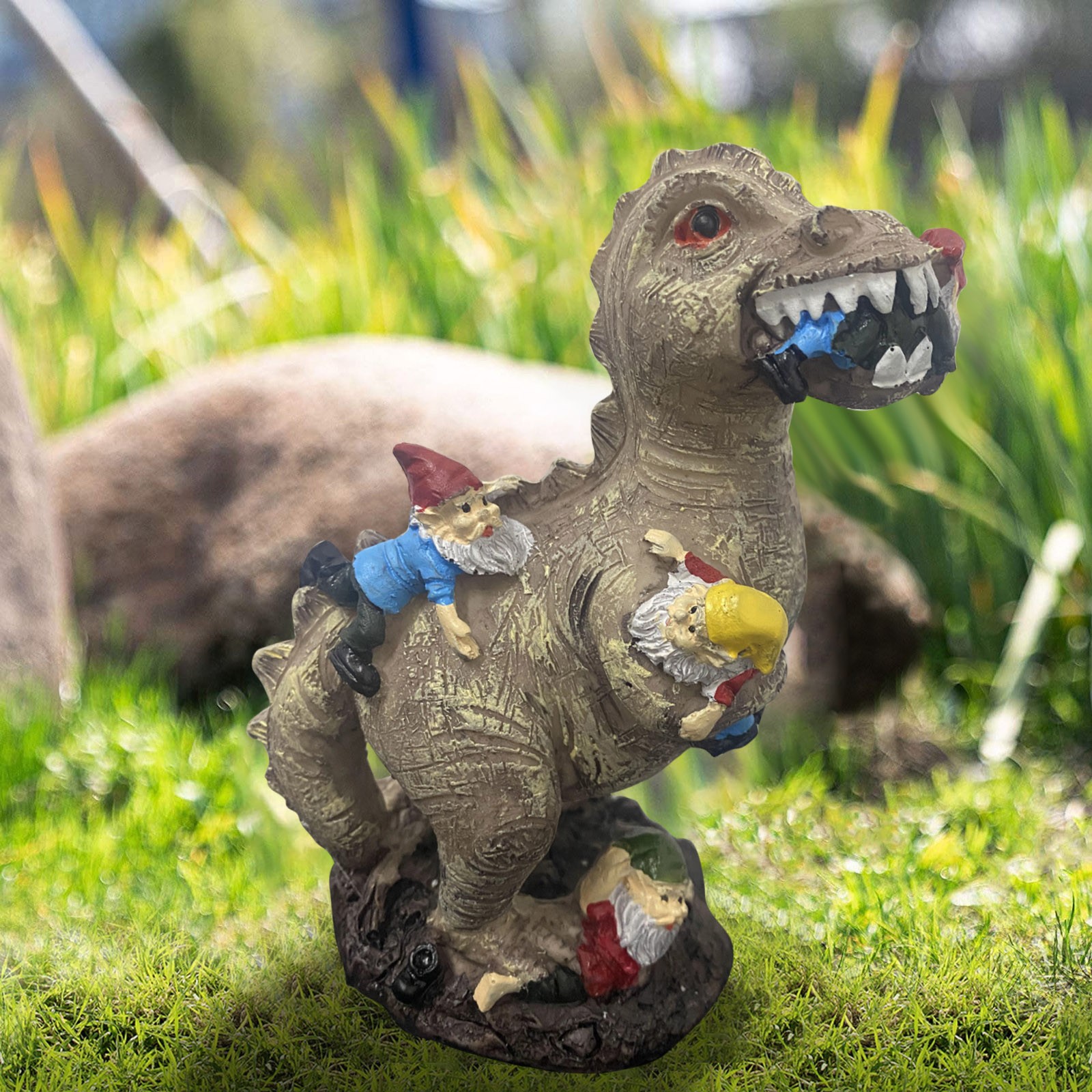 Mischievous Dinosaur Garden Ea - مراجعة Resin Art Decor وسعره