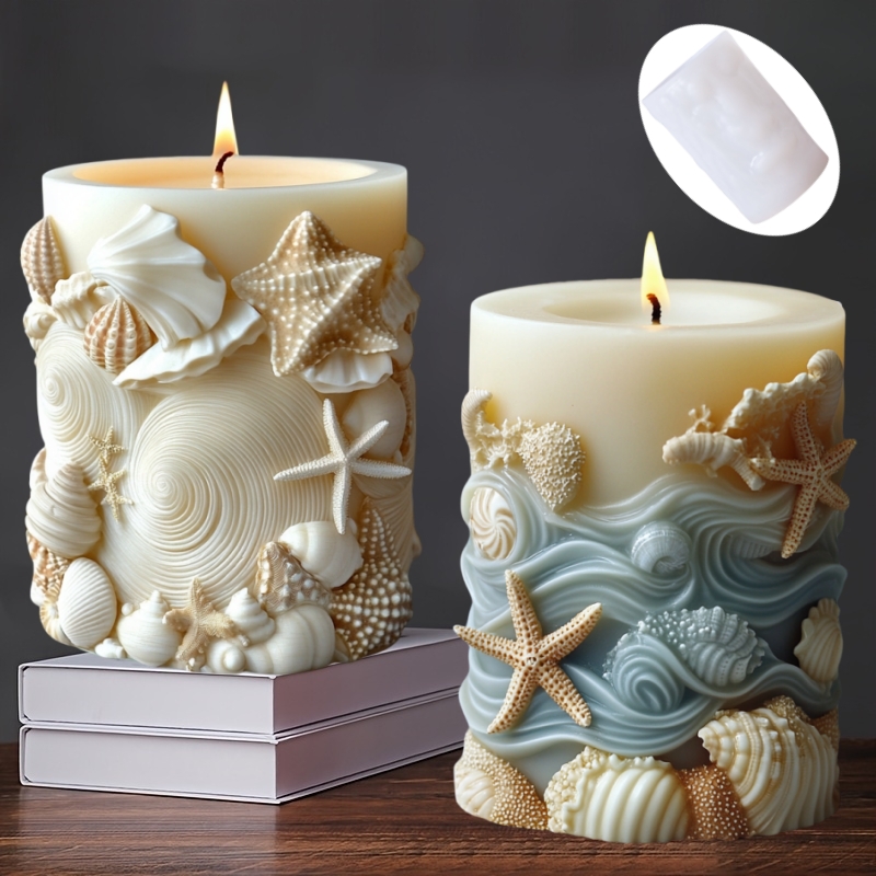 DIY Ocean style relief cylindr - مراجعة Resin Art Ocean وسعره