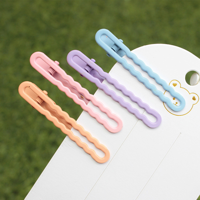 Colorful niche wave hair clip, - مراجعة Resin Art Ocean وسعره
