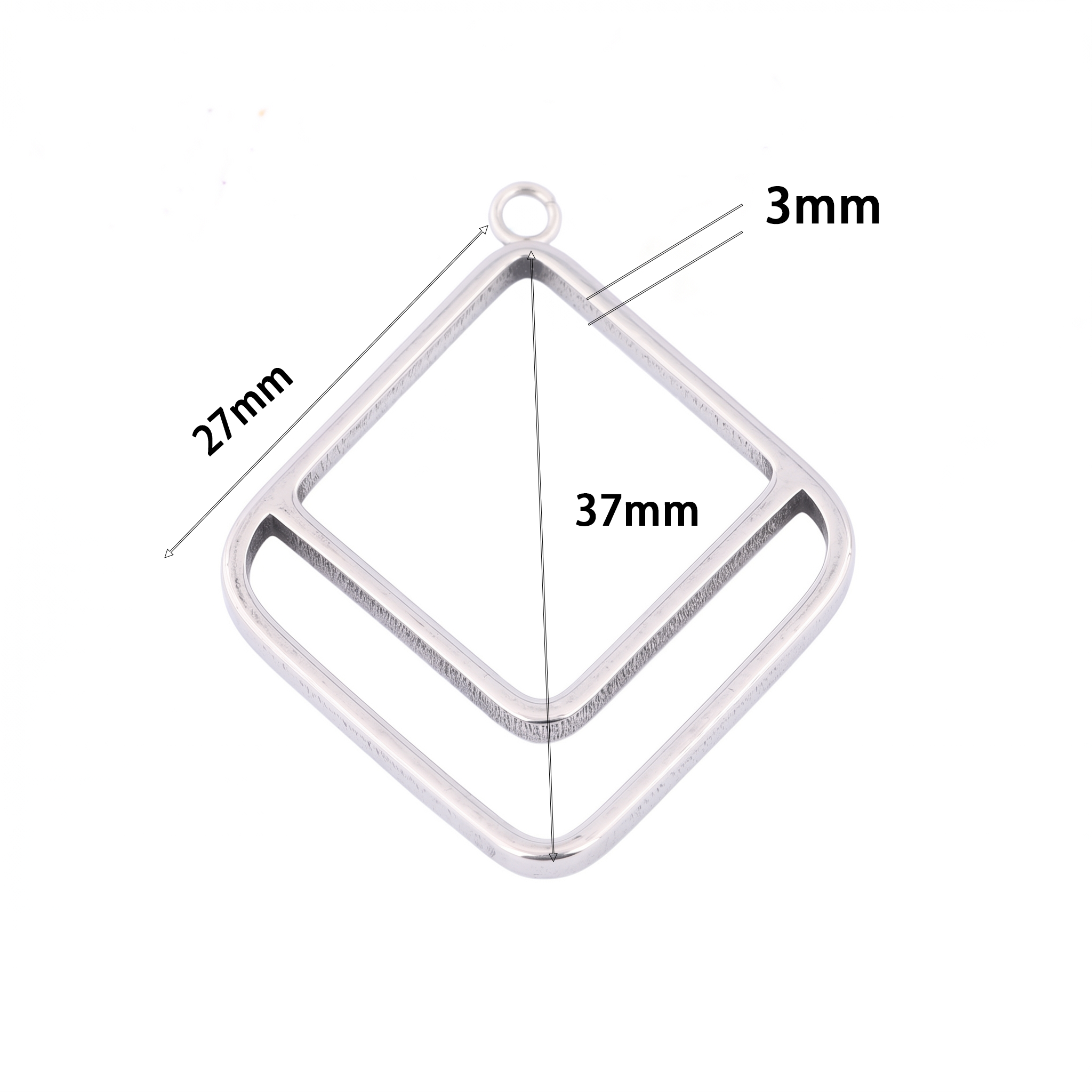 10pcs Square Triangle 3mm Thic - مراجعة Resin Art Materials Kit وسعره