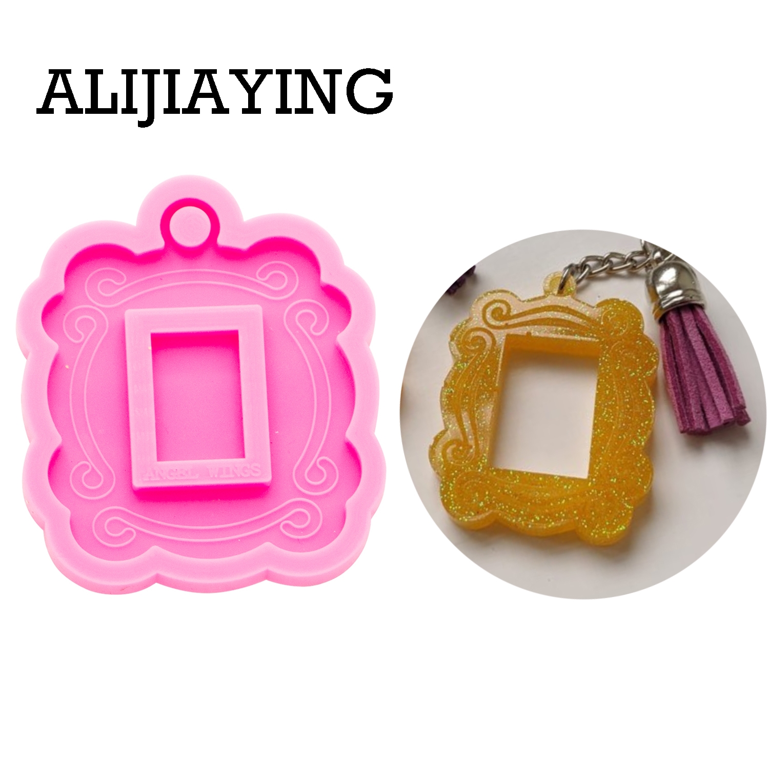 DY0262 Smooth art design Photo - مراجعة Resin Art Design Keychain وسعره