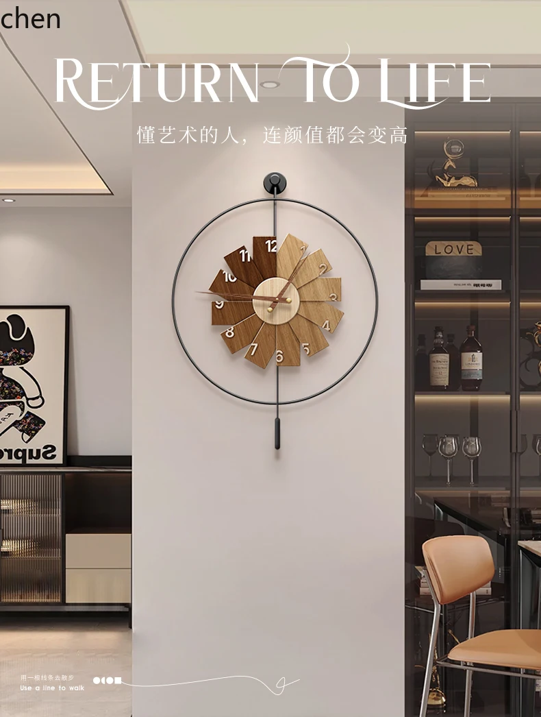 L15- Modern Minimalist Clock R - مراجعة Resin Art Clock وسعره