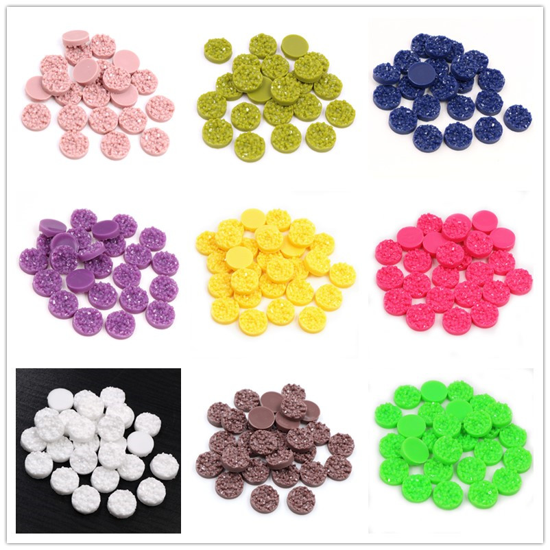 40pcs Resin Druzy Cabochons Do - مراجعة Resin Art Materials Kit وسعره