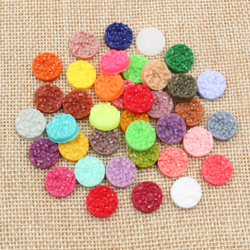 40pcs Resin Druzy Cabochons Do - مراجعة Resin Art Materials Kit وسعره