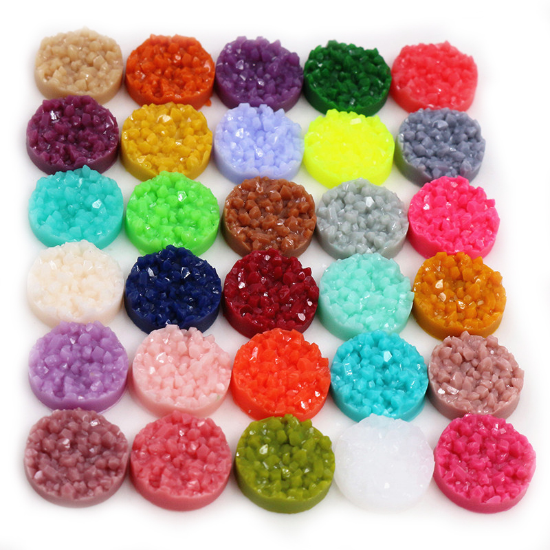 40pcs Resin Druzy Cabochons Do - مراجعة Resin Art Materials Kit وسعره