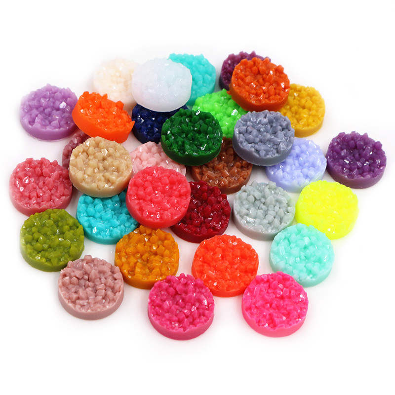 40pcs Resin Druzy Cabochons Do - مراجعة Resin Art Materials Kit وسعره
