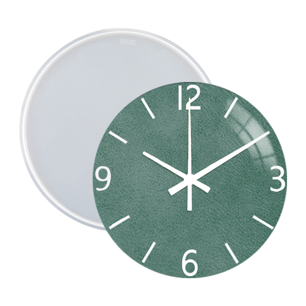 DM283 Round Roman Numerals Epo - مراجعة Resin Art Clock وسعره