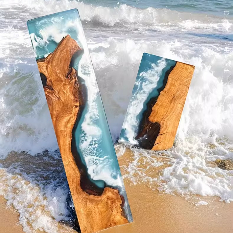 Handcrafted Ocean Wave Resin W - مراجعة Resin Art Ocean وسعره