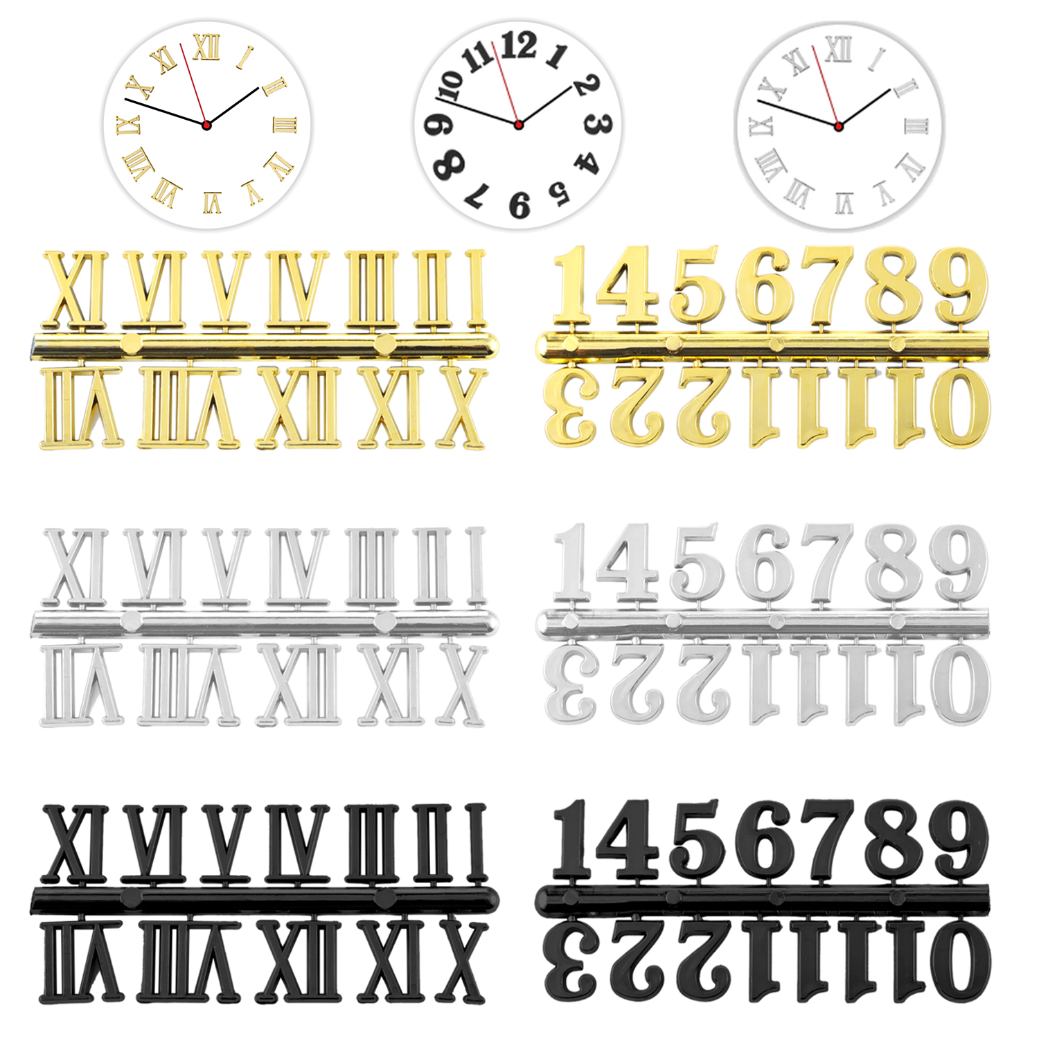Clock Numerals Arabic Roman Nu - مراجعة Resin Art Clock وسعره