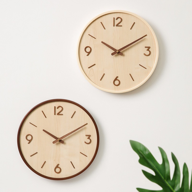 Modern Wooden Silent Art Wall  - مراجعة Resin Art Clock وسعره