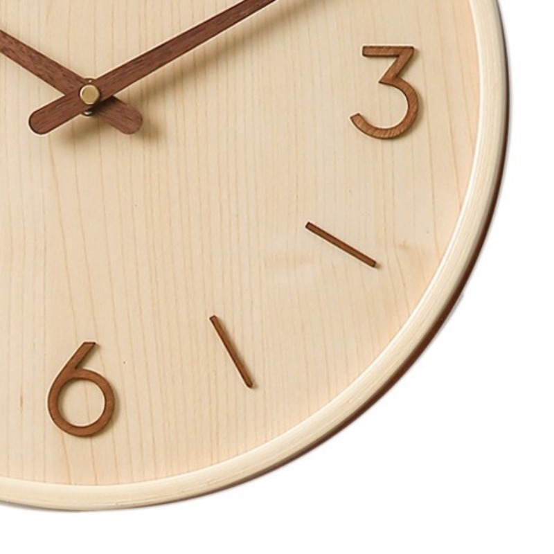 Modern Wooden Silent Art Wall  - مراجعة Resin Art Clock وسعره