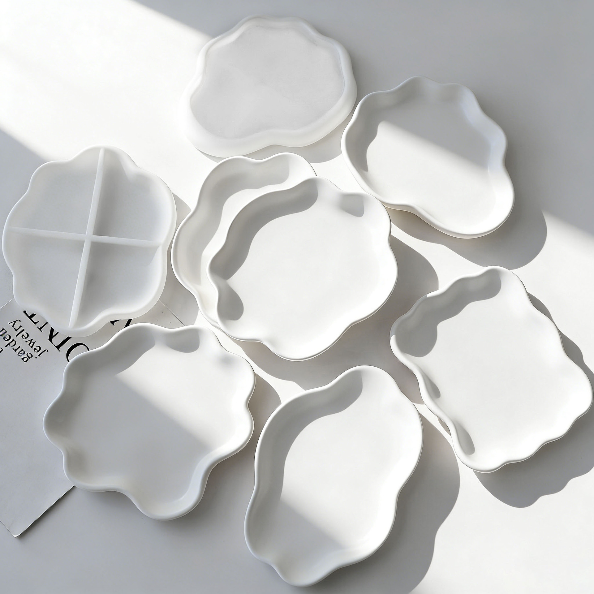 DIY Geometric Wave Plaster Coa - مراجعة Resin Art Ocean وسعره