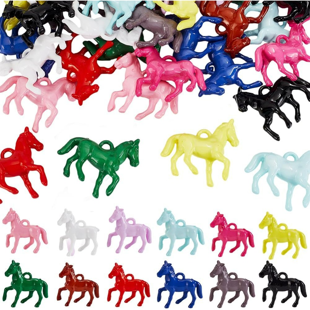 48pcs Opaque Acrylic Pendants  - مراجعة Resin Art Materials Kit وسعره