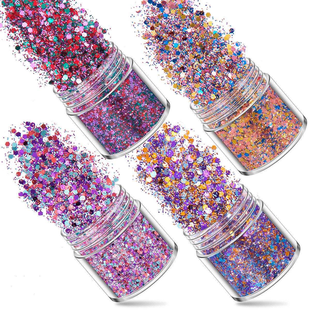 SNASAN 4Pcs Color Superfine Gl - مراجعة Resin Art Letters وسعره