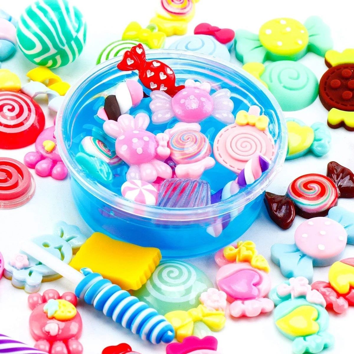 30pcs Random Candy Slime Charm - مراجعة Resin Art Materials Kit وسعره