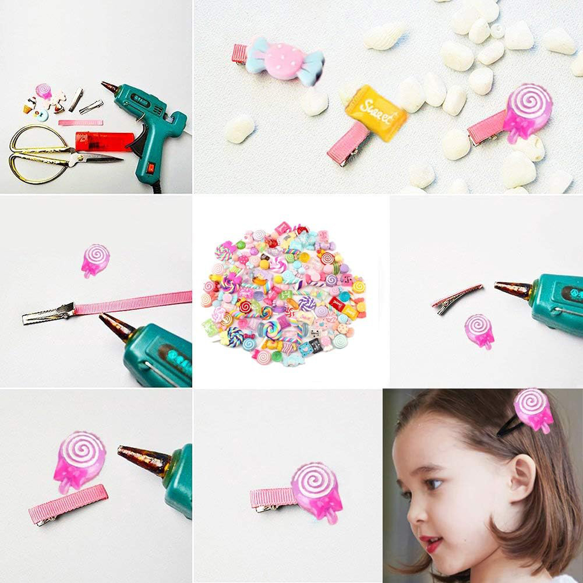 30pcs Random Candy Slime Charm - مراجعة Resin Art Materials Kit وسعره