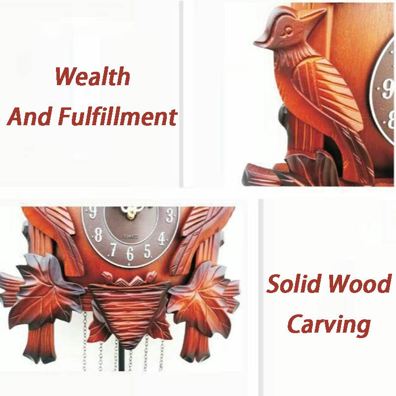 Cuckoo Wall Clock Solid Wood C - مراجعة Resin Art Clock وسعره