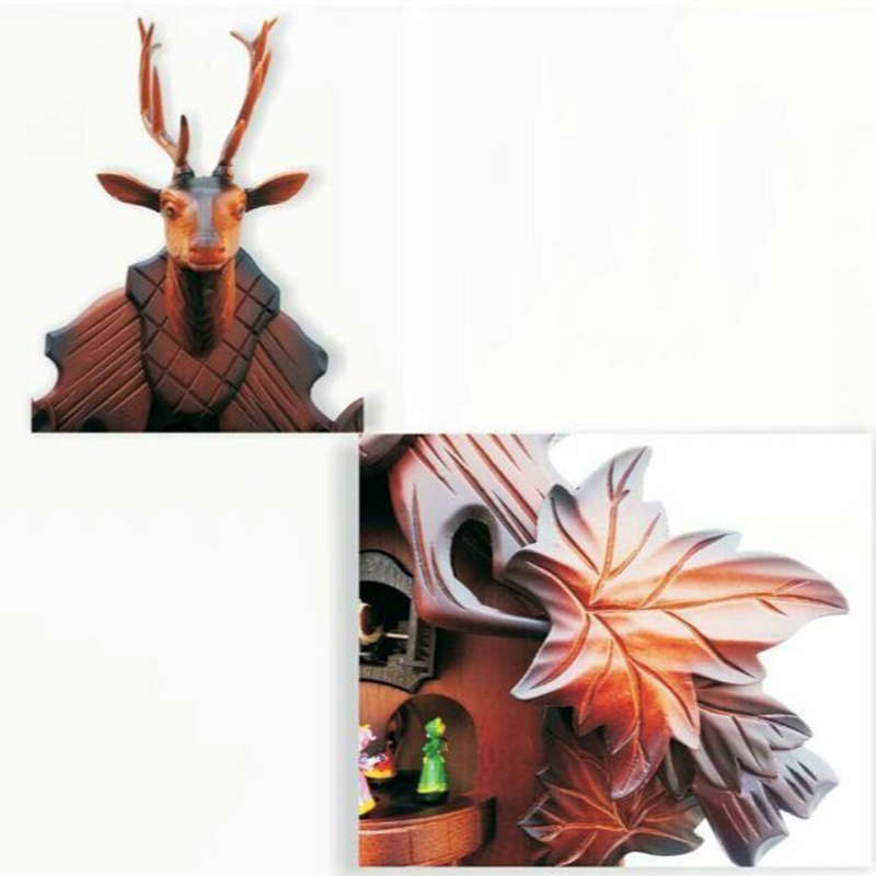 Cuckoo Wall Clock Solid Wood C - مراجعة Resin Art Clock وسعره