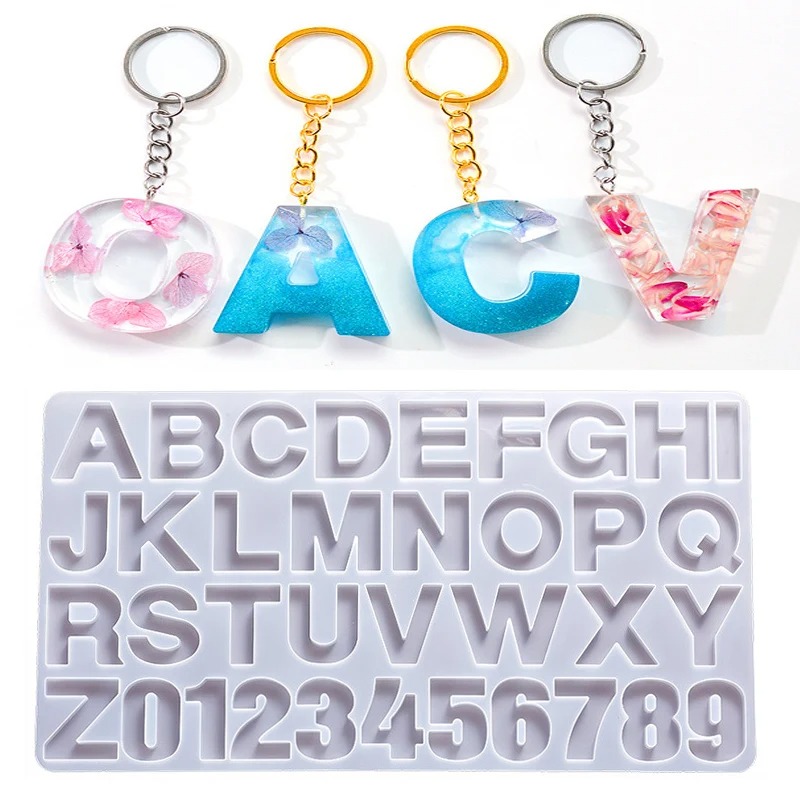Alphabet Epoxy Resin Silicone  - مراجعة Resin Art Letters وسعره