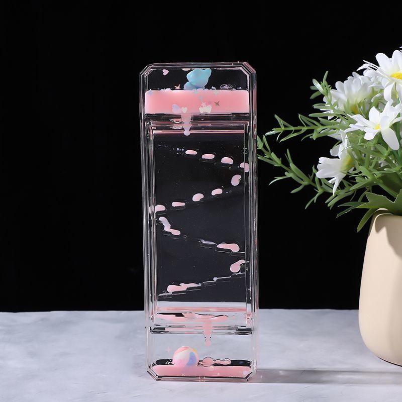 Creative cute slide oil leak d - مراجعة Resin Art Clock وسعره
