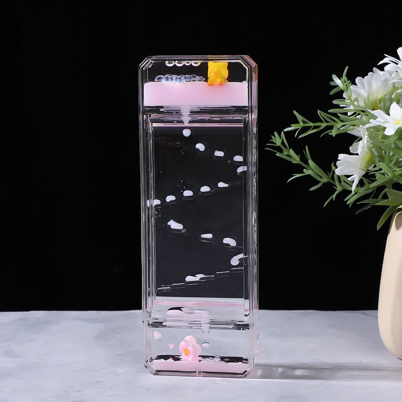 Creative cute slide oil leak d - مراجعة Resin Art Clock وسعره