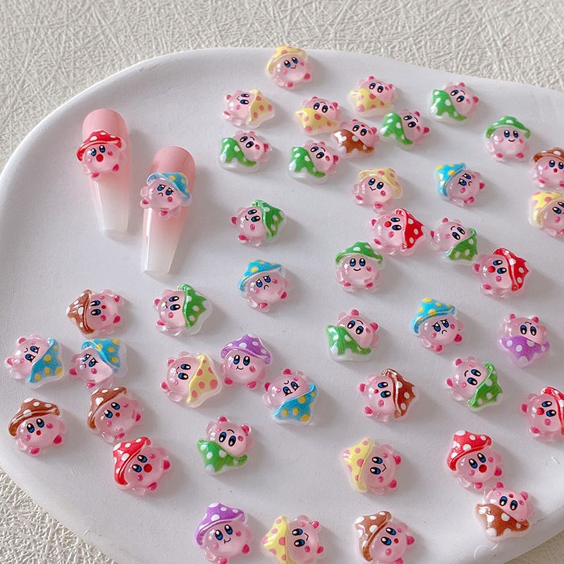 2/10/20pcs Kirby Nail Charms 3 - مراجعة Resin Art Decor وسعره