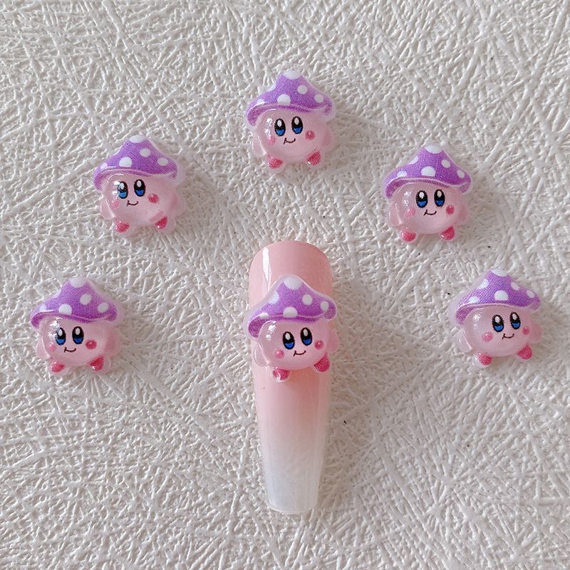 2/10/20pcs Kirby Nail Charms 3 - مراجعة Resin Art Decor وسعره