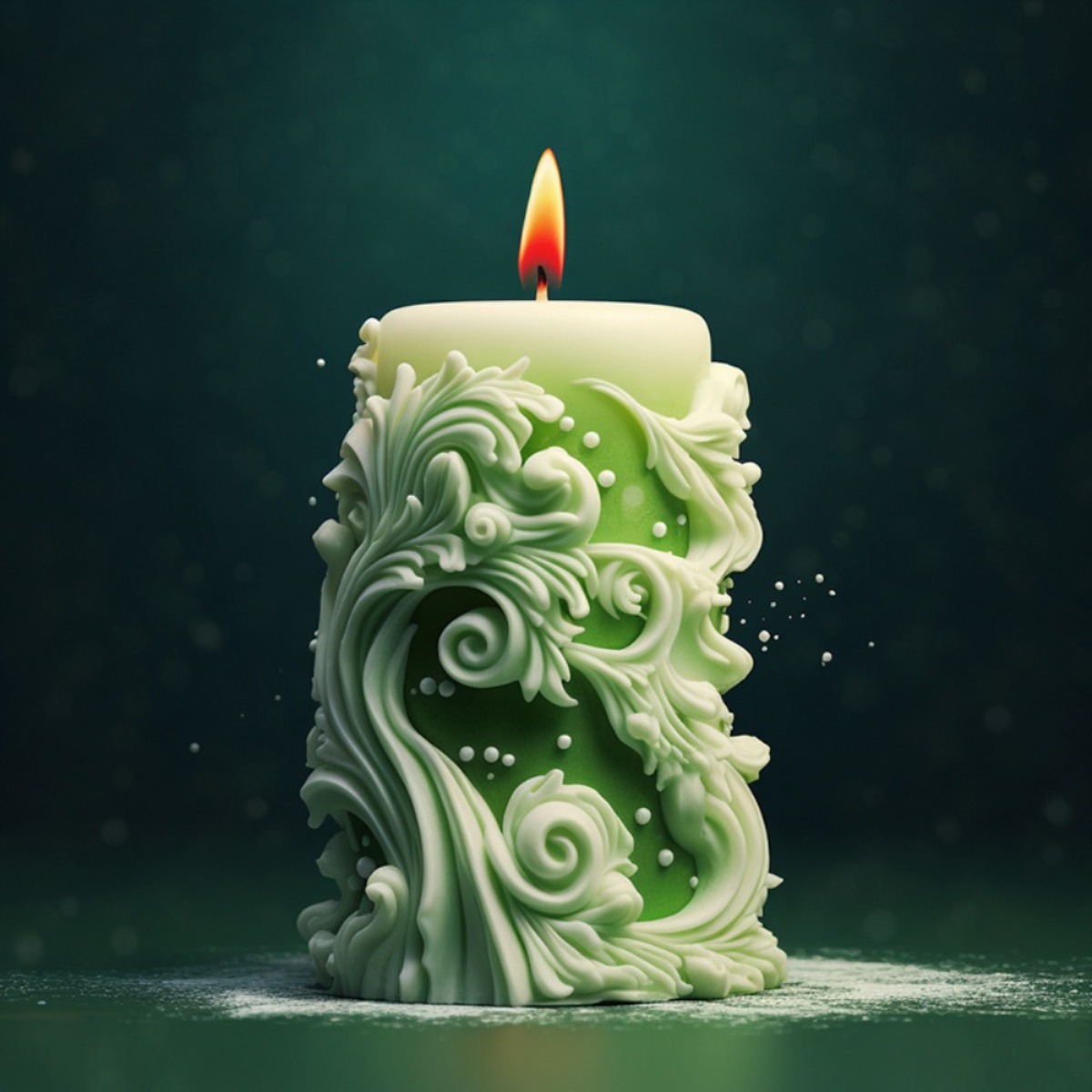 geometry Carved Cylindrical Si - مراجعة Resin Art Ocean وسعره